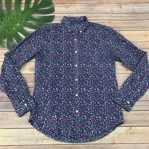 Bonobos men's blue floral slim fit button up shirt